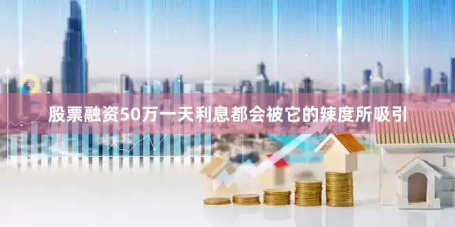 股票融资50万一天利息都会被它的辣度所吸引